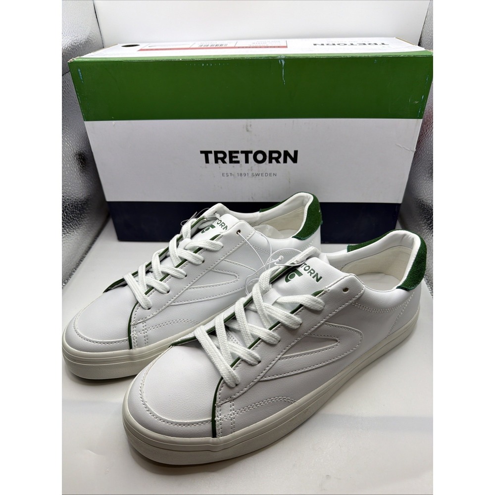 Tretorn Swerve Sneakers Mens Shoes 8.5 White Memory Foam Durable Outsole Light